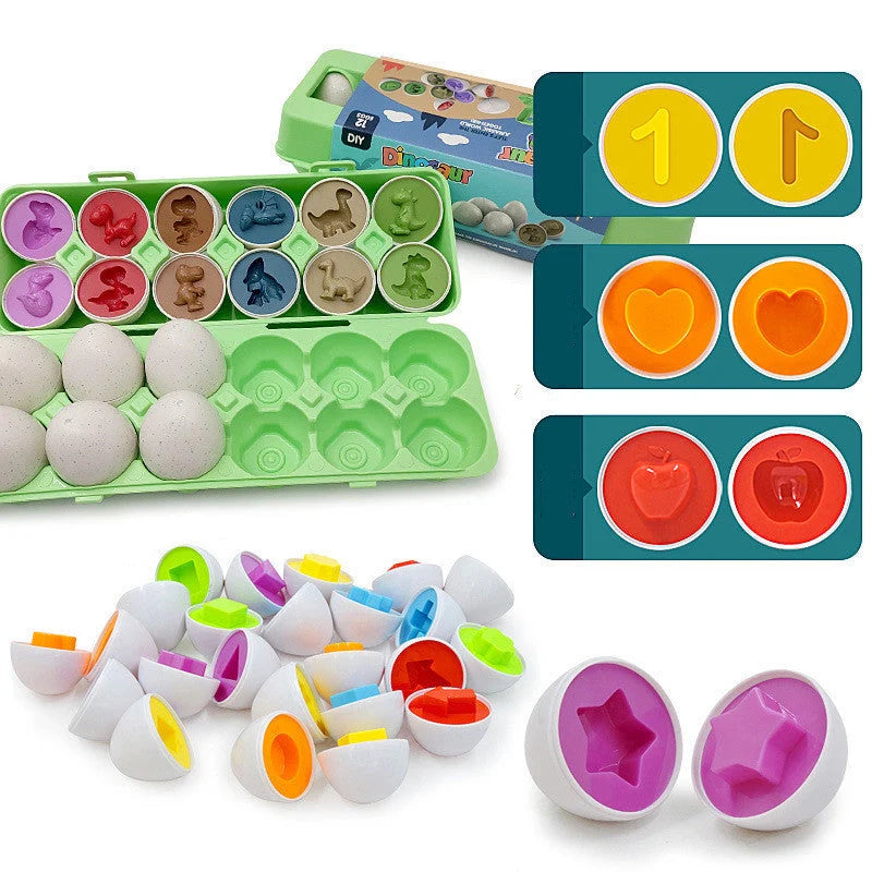 Smart Egg Toy for kids educational shape matching game BPA-free