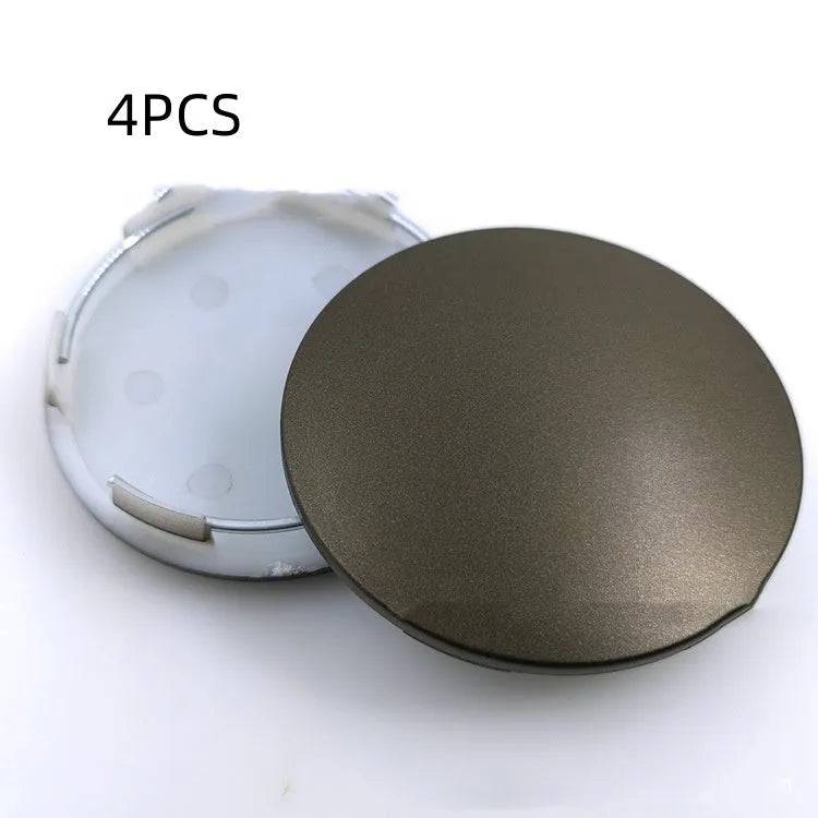 65mm diameter car wheel hub centre cover in antique copper finish.