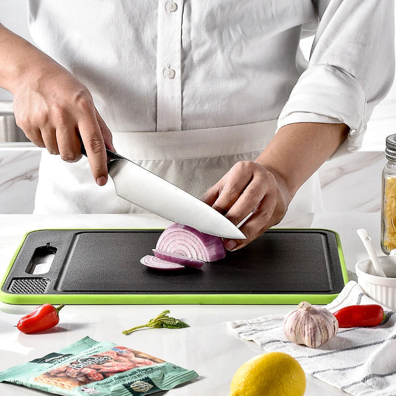 NZ Versatile Cutting Board with Thawing and Sharpening Capabilities