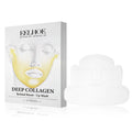 Four collagen tightening facial sheet masks laid flat.