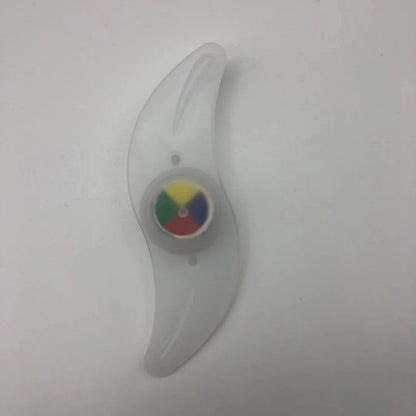 LED bicycle spoke lights attached to bike wheel, showcasing visibility and style options