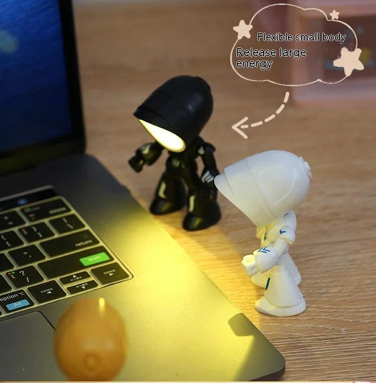 Hero War Police LED Table Lamp with adjustable arms and 360° rotatable head for kids