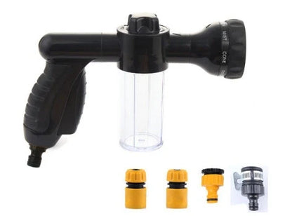 Multi-function high-pressure foam pot water gun set for car and home cleaning