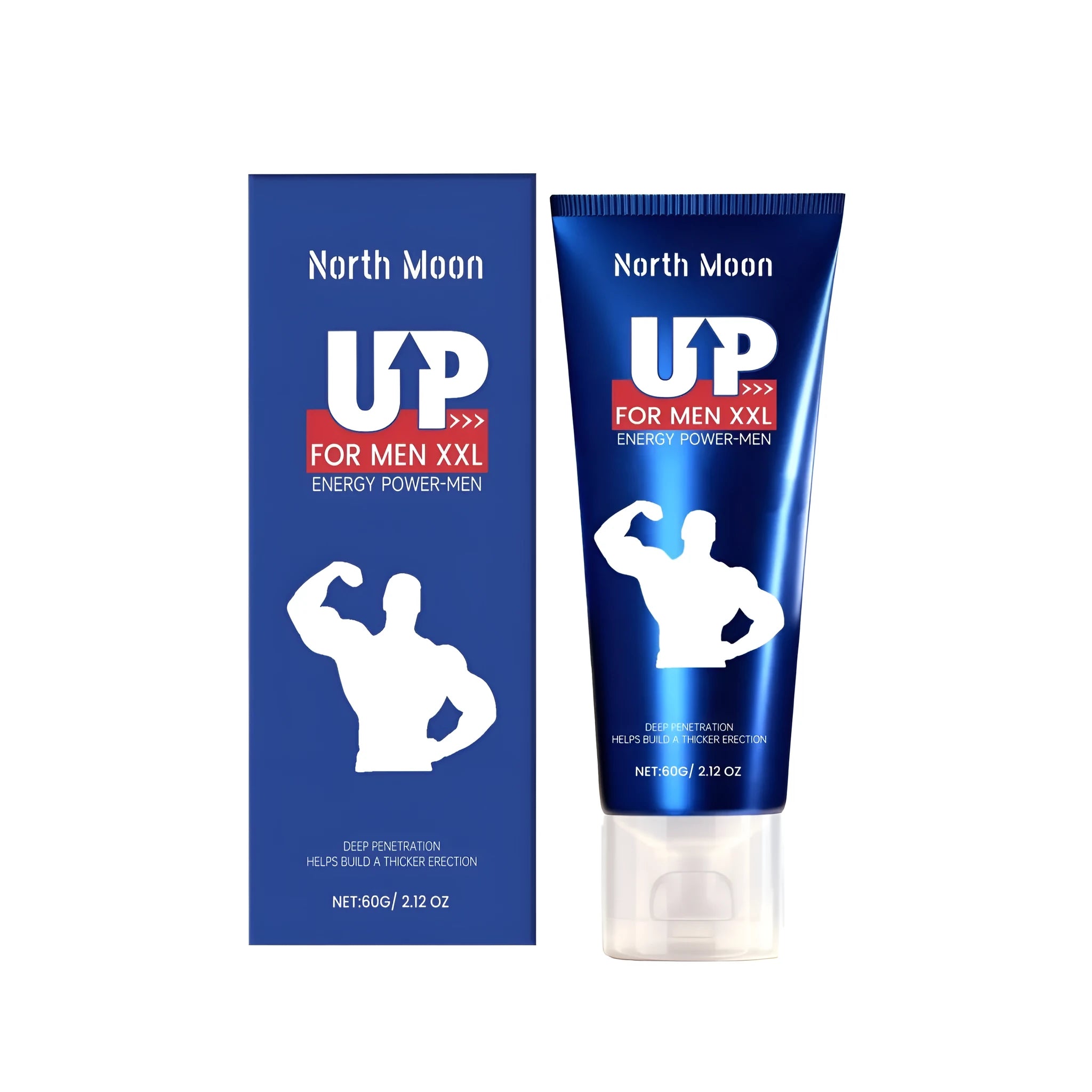 Men's Intimate Care Gel 60g tube with cooling menthol for personal hygiene