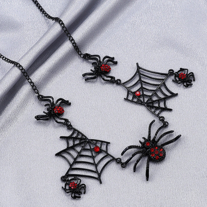 Spooktacular Spider Web Necklace: Accessorize with Flair