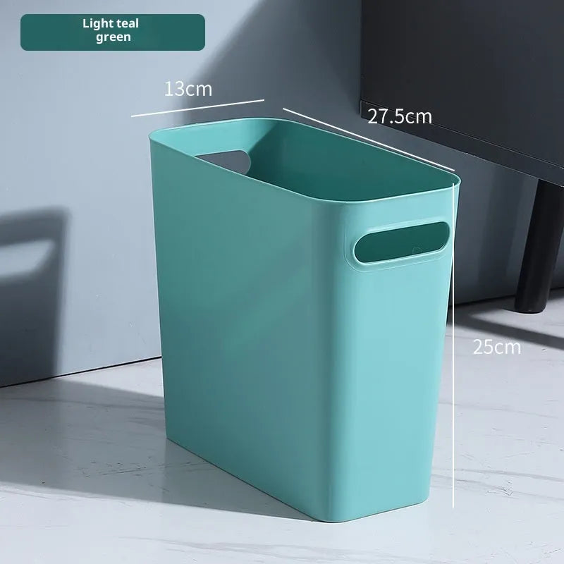 Extra thick PP toilet gap paper basket in six colours for home bathroom storage