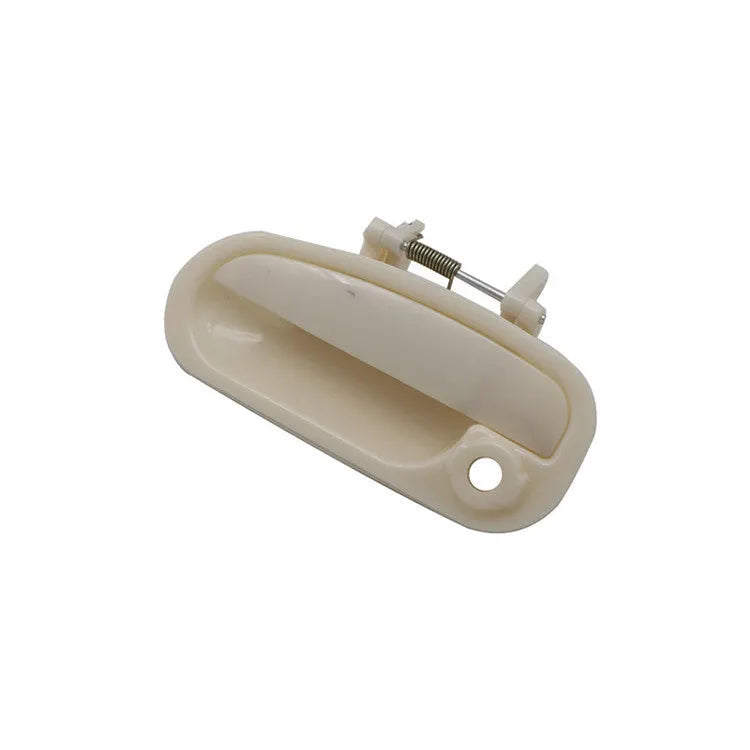 Unpainted perforated outside car door handle with nylon buckle set for left or right position