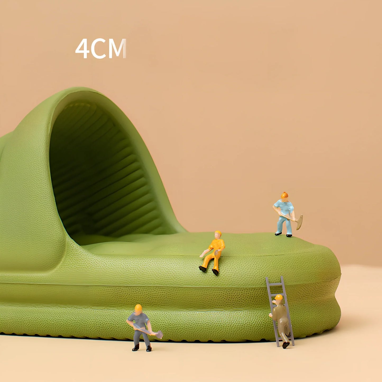 Women's summer EVA slippers with thick sole in multiple colours for home and bathroom use