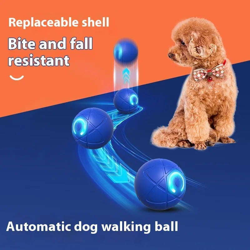 Rubber pet toy in orange red with anti-disassembly and self-hi relieving features for dogs and cats