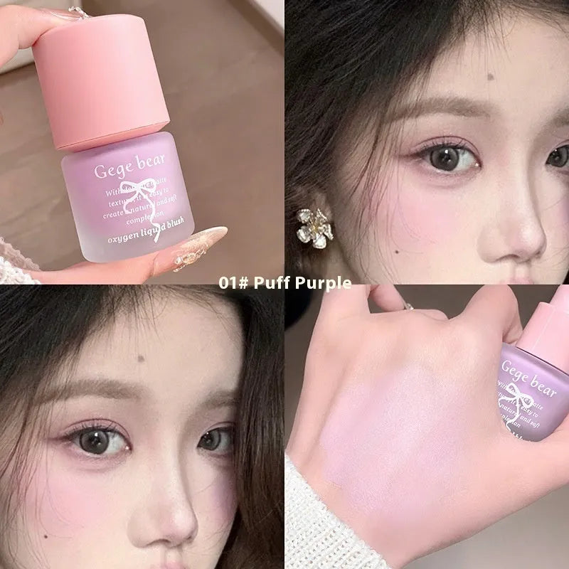 Gege Bear Oxygen Light And Transparent Liquid Blush in Cherry Blossom Powder shade