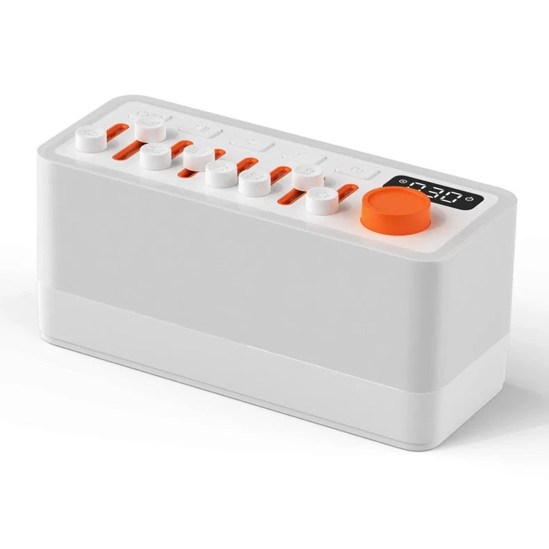 Bluetooth white noise sleep sound machine with RGB seven-color night light