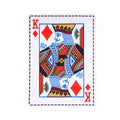 Tearproof pet dog toy with simulated squeaking newspaper playing cards for interactive play