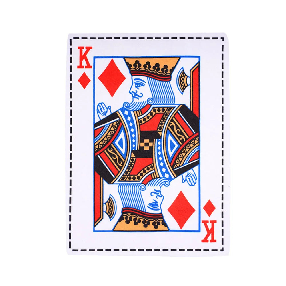 Tearproof pet dog toy with simulated squeaking newspaper playing cards for interactive play