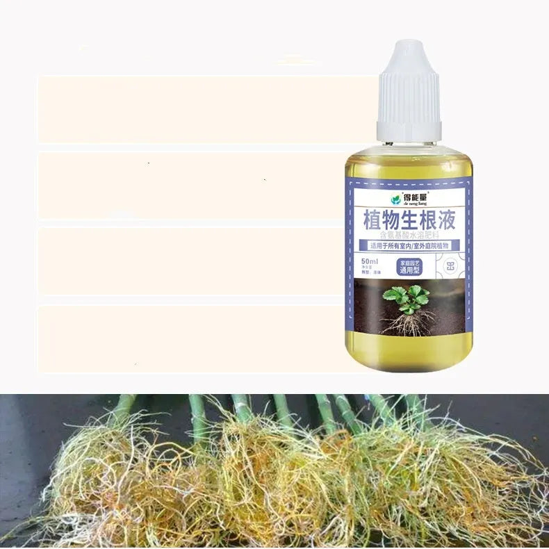 50ml portable plant rooting solution bottle for home garden, hormone free