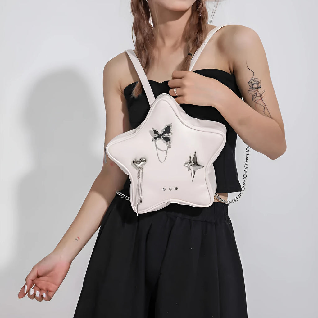 Soft PU leather women's messenger bag worn crossbody, shown in black colour