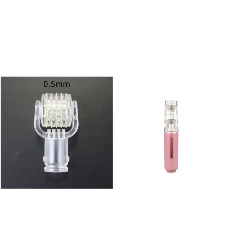 3-in-1 Lip and Beard Care Roller with microneedle technology for enhanced serum application