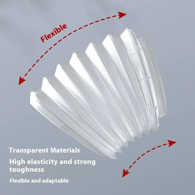 Rubber dust cover for electric hammer drill, 135mm size without handle on white background