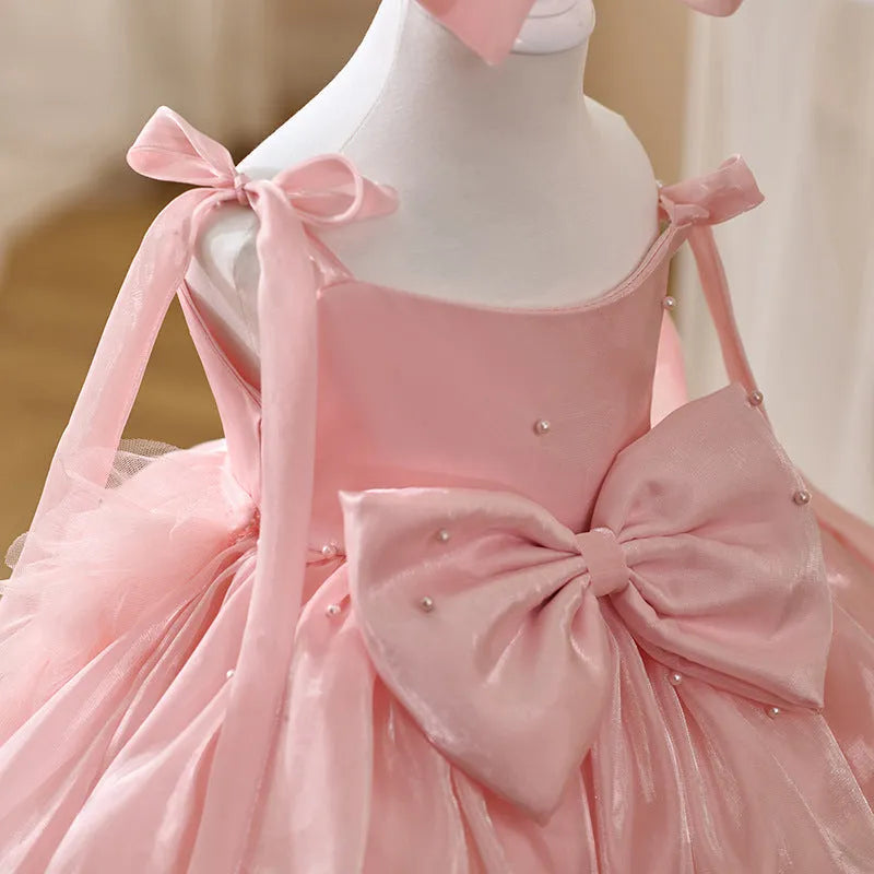 Girls' heavy industry tutu skirt short skirt in satin and polyester, green and pink options, for heights 80 to 160cm