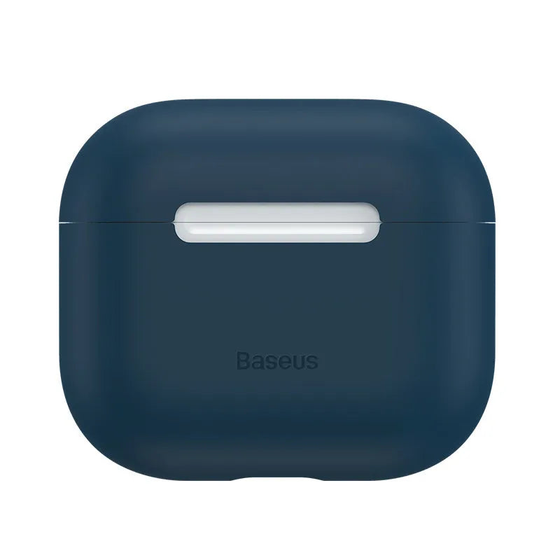 Baseus Super Thin Silica Gel Case For AirPods Pro - ultra thin 0.8mm silicone sleeve in blue and purple