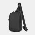 Casual black TPU camouflage chest bag with waterproof function and single shoulder strap