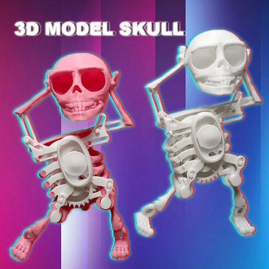 Customized 3D Mini Skull Desk Toy - a unique, stress-relieving accessory for your workspace