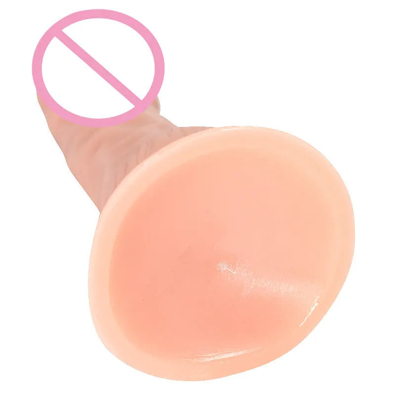 Bullet simulation butt plug for women skin colour PVC anal toy 17.5cm length 3.5cm width