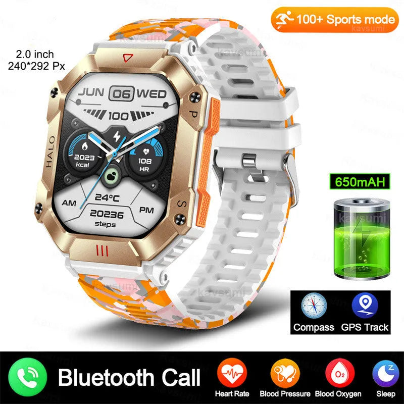 Android GPS fitness smart watch for women with Bluetooth calling and multiple strap options