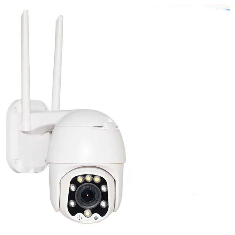 HD panoramic dome network camera with 3MP resolution, wide-angle lens, and infrared LEDs for outdoor monitoring