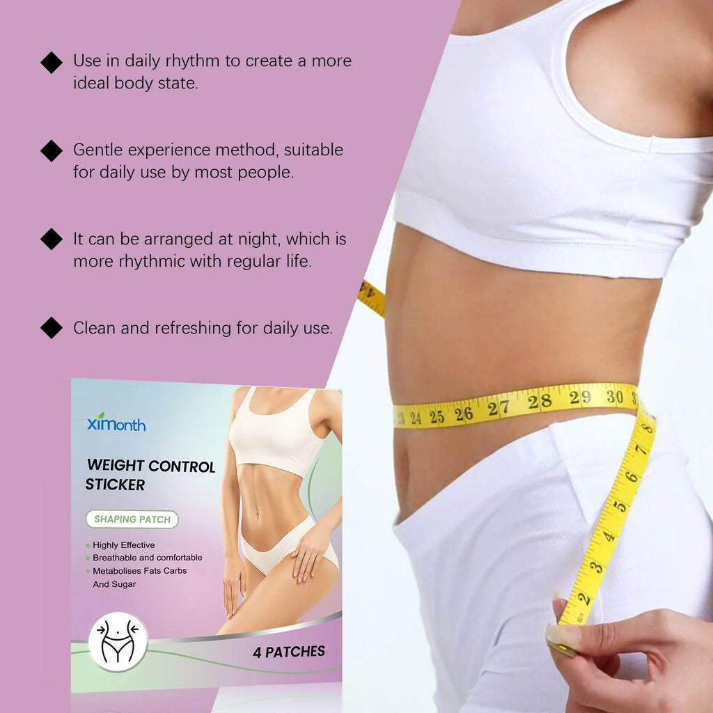 Four-piece pack of body nursing adhesive bandages with aloe and mint leaf formula