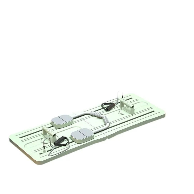 Foldable belly panel fitness board in purple colour showing flat support trainer for abdominal exercises