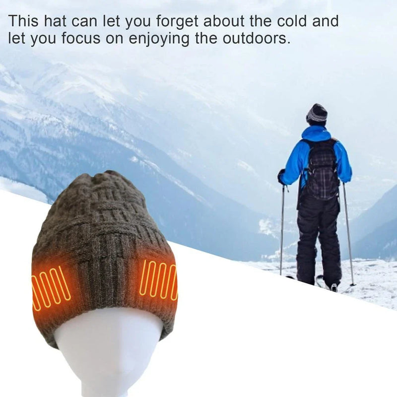 Cozy Electric Fleece Hat - Warm and Convenient for Outdoor Activities