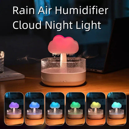 Calming Cloud Humidifier with Soothing Sounds, Color-Changing Lights, and Relaxing Atmosphere