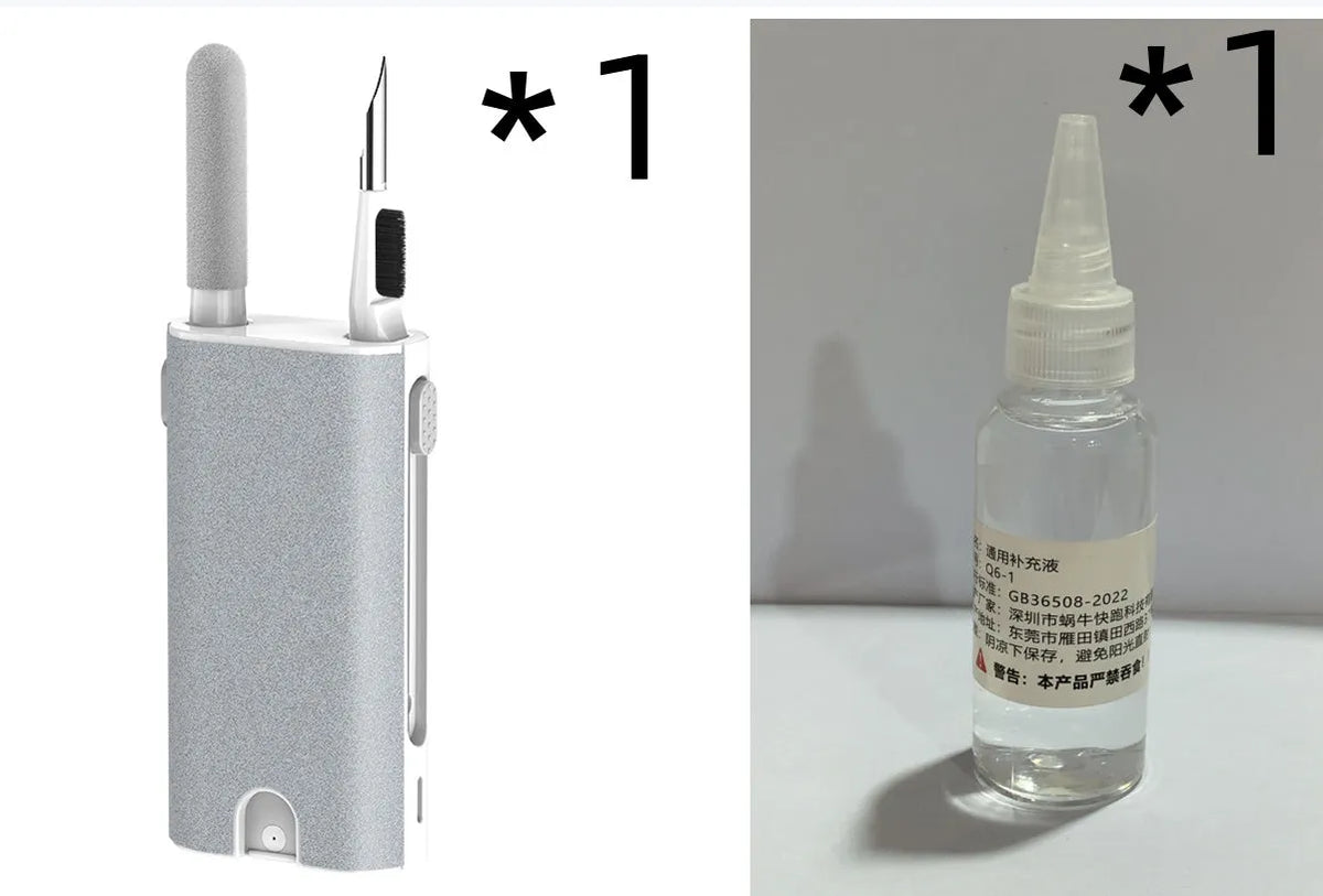 5-in-1 screen cleaner kit with multiple cleaning tools for electronics