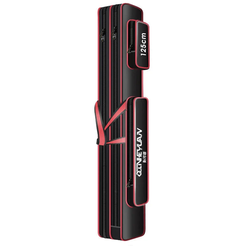 Multi-purpose fishing bag with waterproof Oxford fabric for rod and tool storage