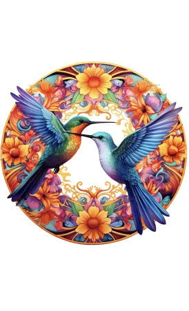 PuzzlesUp Round And Rectangle Wooden Box - Handcrafted Storage Solution