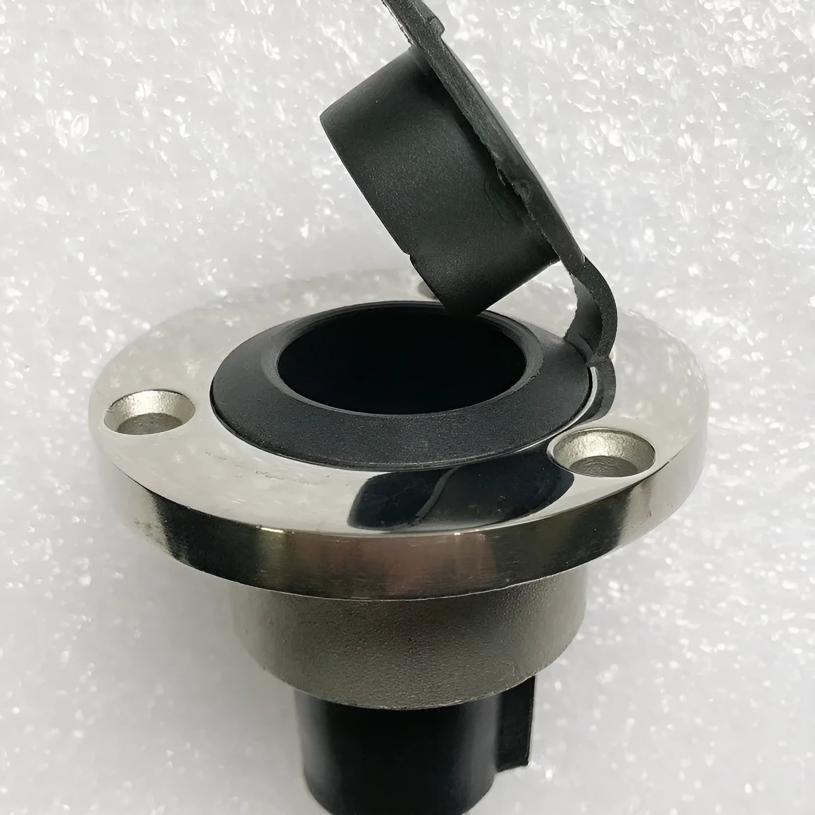Marine navigation lamp socket with stainless steel pole and ABS plastic base for boat lighting