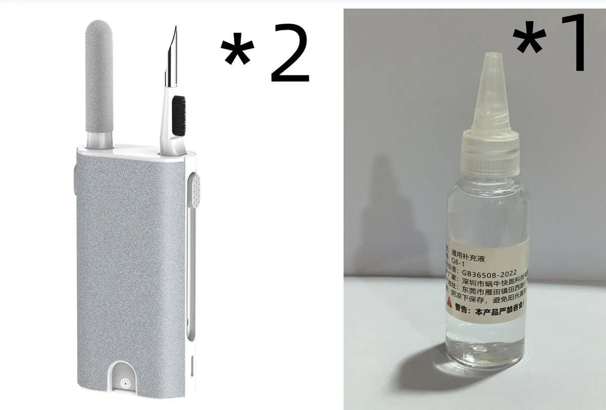5-in-1 screen cleaner kit with multiple cleaning tools for electronics