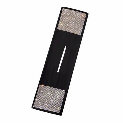 Celebrity Bun Hair Lazy Hair Curler Rhinestone Magic Headdress in black, white, and red