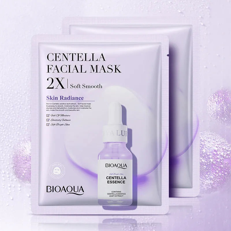 Single pack of a 30g collagen facial sheet mask on a white background