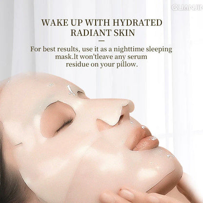 Revitalizing collagen face mask for hydration, wrinkle reduction, and skin brightening