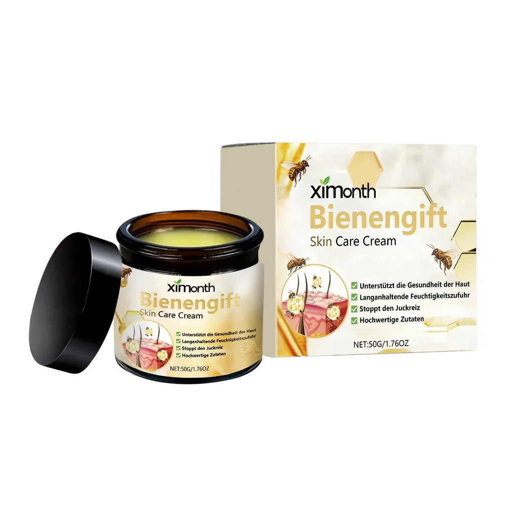 50g jar of bee venom and herbal blend moisturising body cream