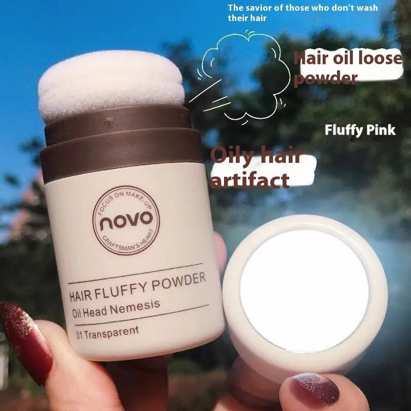 Natural colour mattifying powder compact for hairline oil control and makeup setting