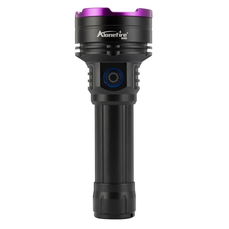 SV83 black light flashlight 30W 365nm UV torch aluminium alloy with battery