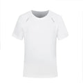 Slim fit solid colour T-shirt in viscose quick-dry fabric on a hanger.
