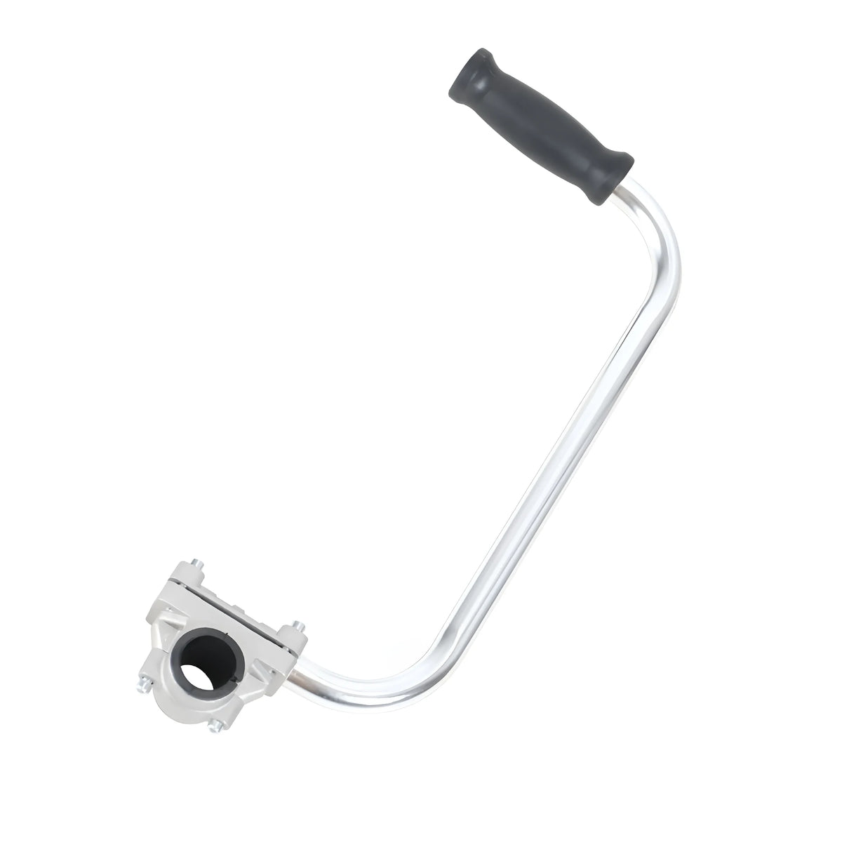 Adjustable aluminium auxiliary handle for brush cutter and lawn mower garden tool pruning accessory