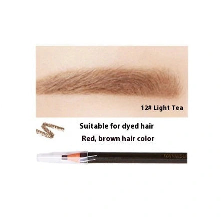 Brown microblading eyebrow pen with 0.1mm tip showing hair-like strokes on skin, 14.5cm length with protective cap