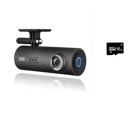 1080P Wireless Car Dash Cam with Smart Voice Control, Featuring 1080P HD Video, Wide-Angle Lens, and G-Sensor for Driving Safety