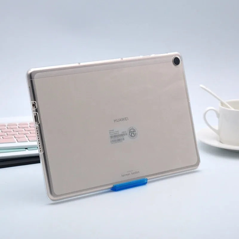 Ultra-thin clear transparent white silicone protective case for iPad Air 4 or 5th generation tablet