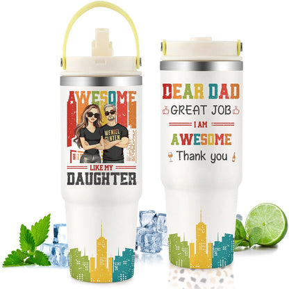 30oz stainless steel cup with double-wall vacuum insulation for temperature control