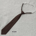 Men's solid navy blue cotton bow tie with arrow style ends on a white background.